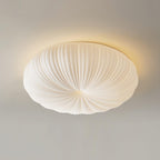 Minimalistyczna lampa sufitowa LED do wnętrz, do montażu podtynkowego, o okrągłym kształcie