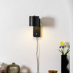 Regulowana obrotowa cylindryczna lampa ścienna