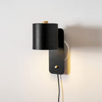 Regulowana obrotowa cylindryczna lampa ścienna