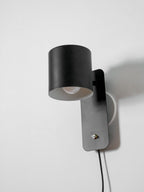 Obrotowa cylindryczną regulowana kinkietowa lampa ścienna