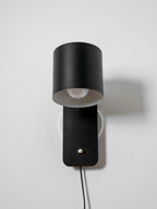 Obrotowa cylindryczną regulowana kinkietowa lampa ścienna