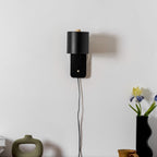 Regulowana obrotowa cylindryczna lampa ścienna