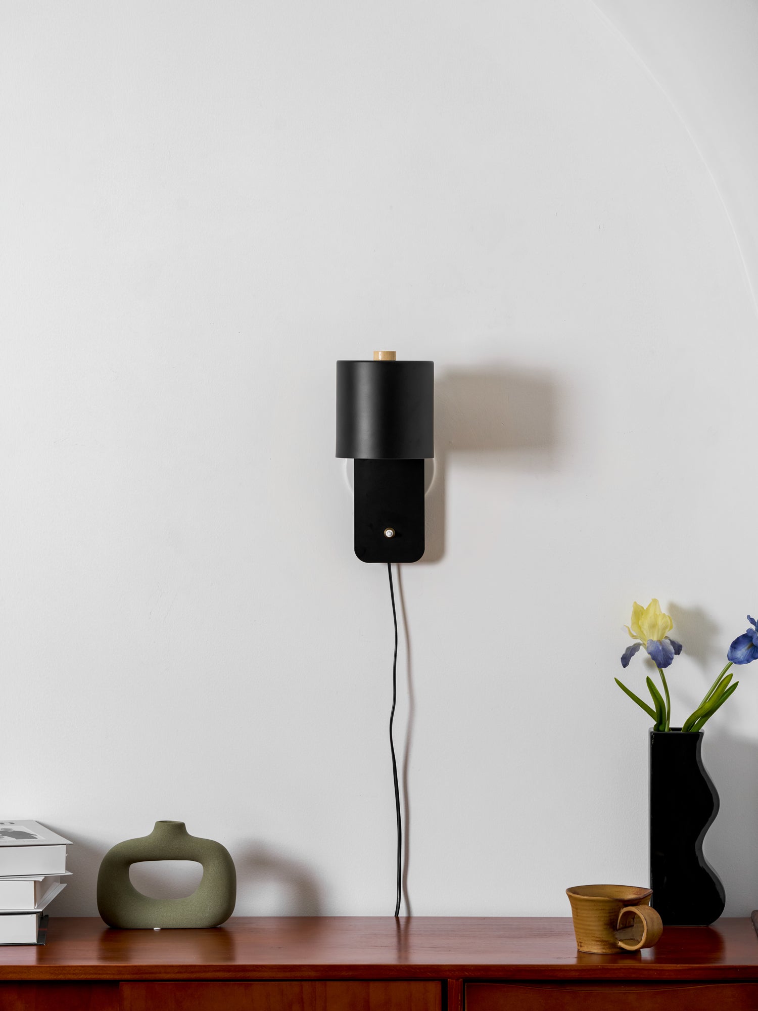 Regulowana obrotowa cylindryczna lampa ścienna
