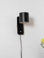 Obrotowa cylindryczną regulowana kinkietowa lampa ścienna