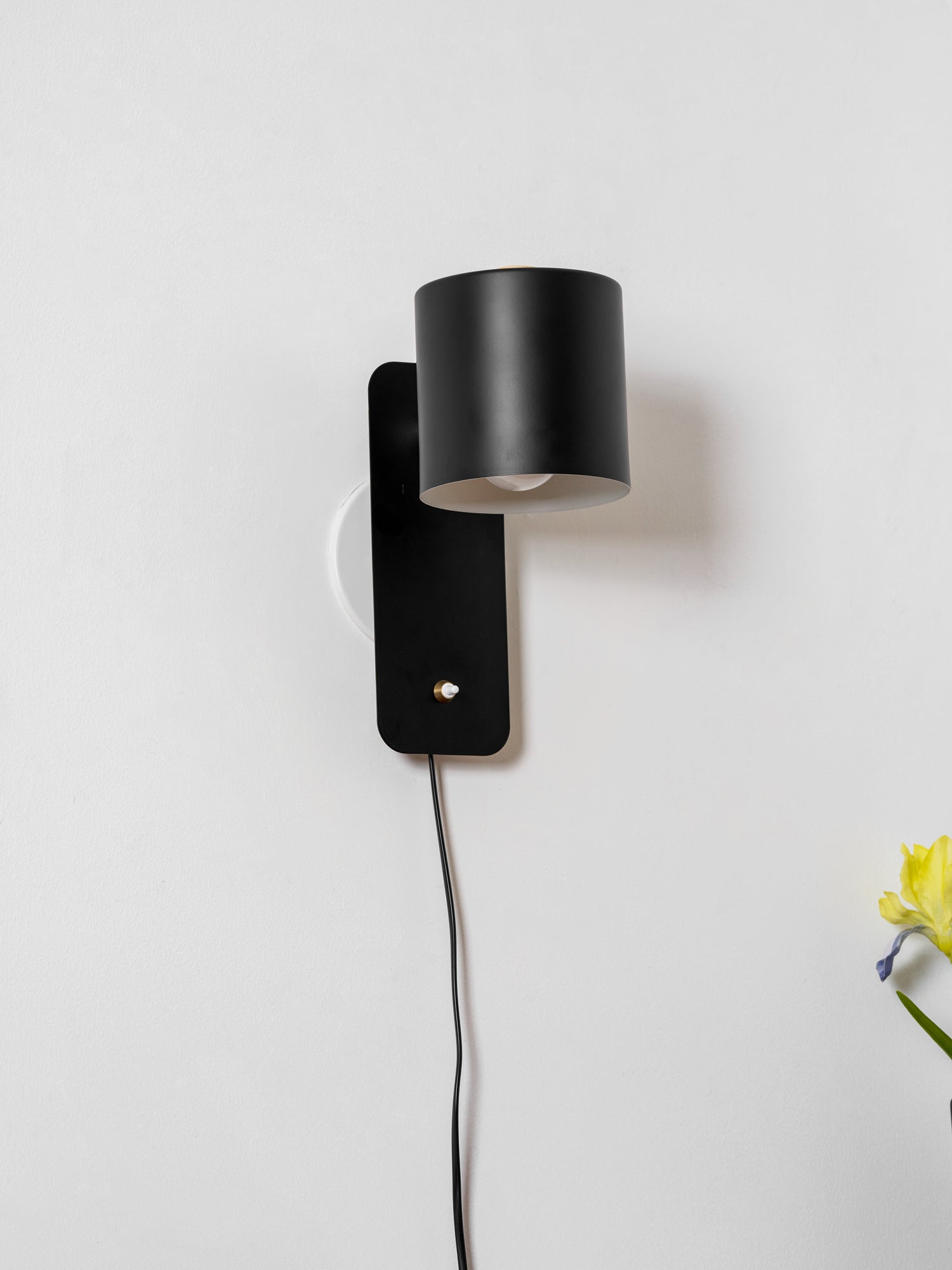 Regulowana obrotowa cylindryczna lampa ścienna