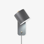 Regulowana obrotowa cylindryczna lampa ścienna