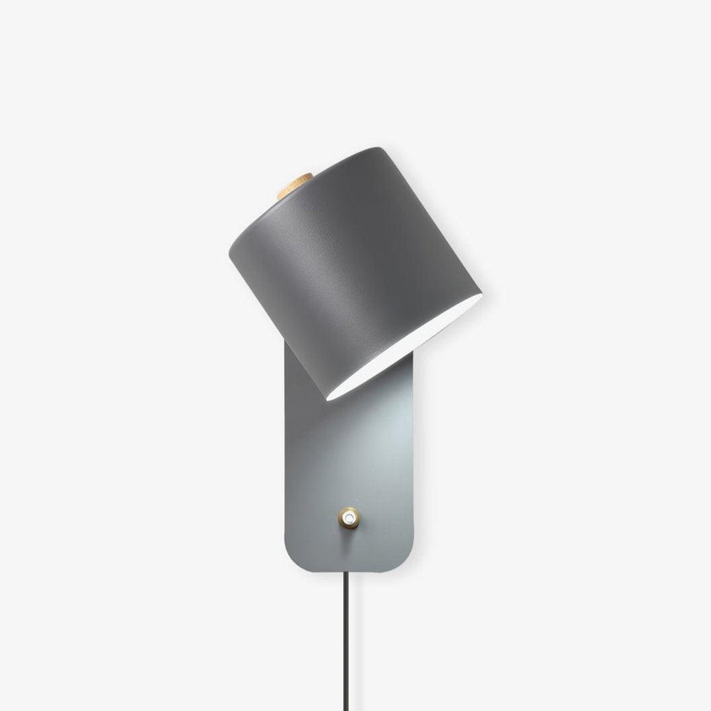Obrotowa cylindryczną regulowana kinkietowa lampa ścienna