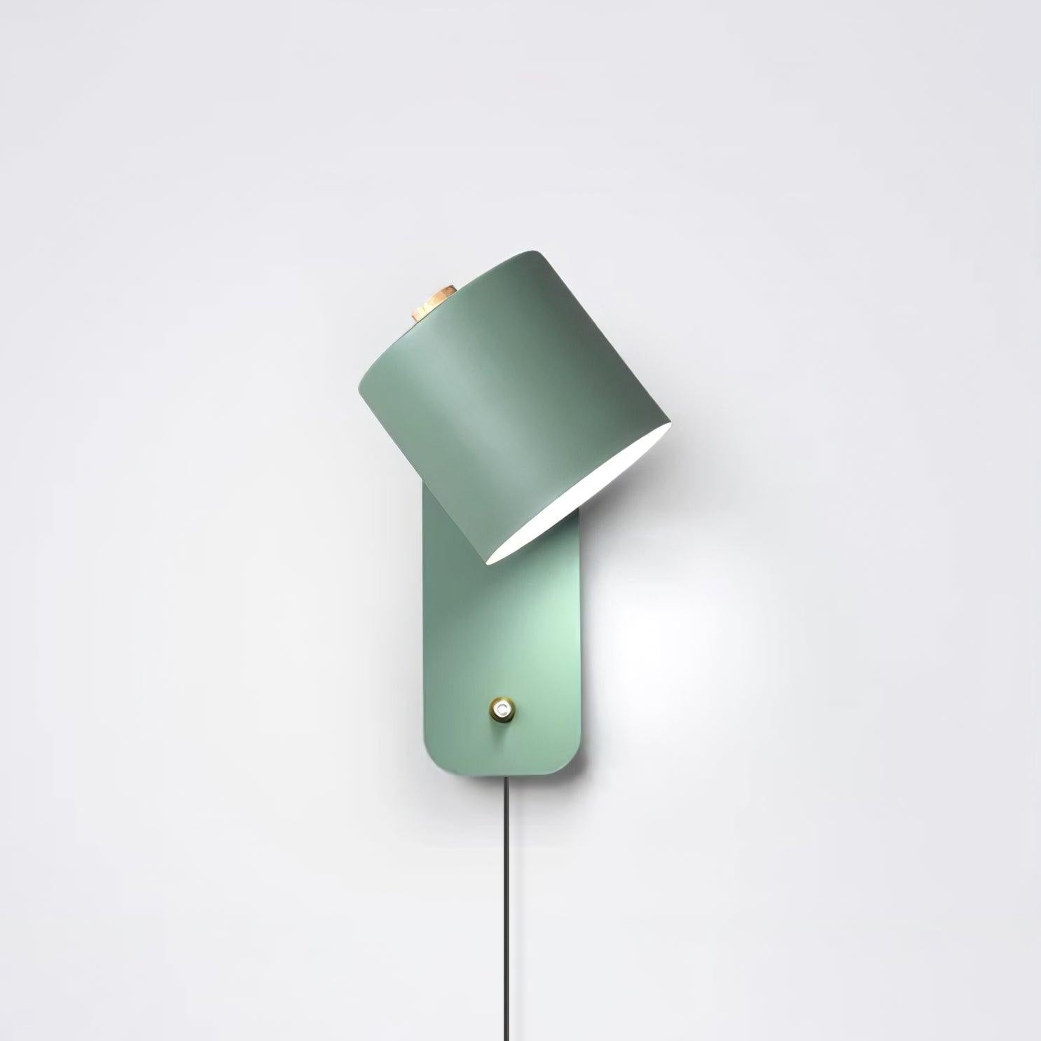 Regulowana obrotowa cylindryczna lampa ścienna