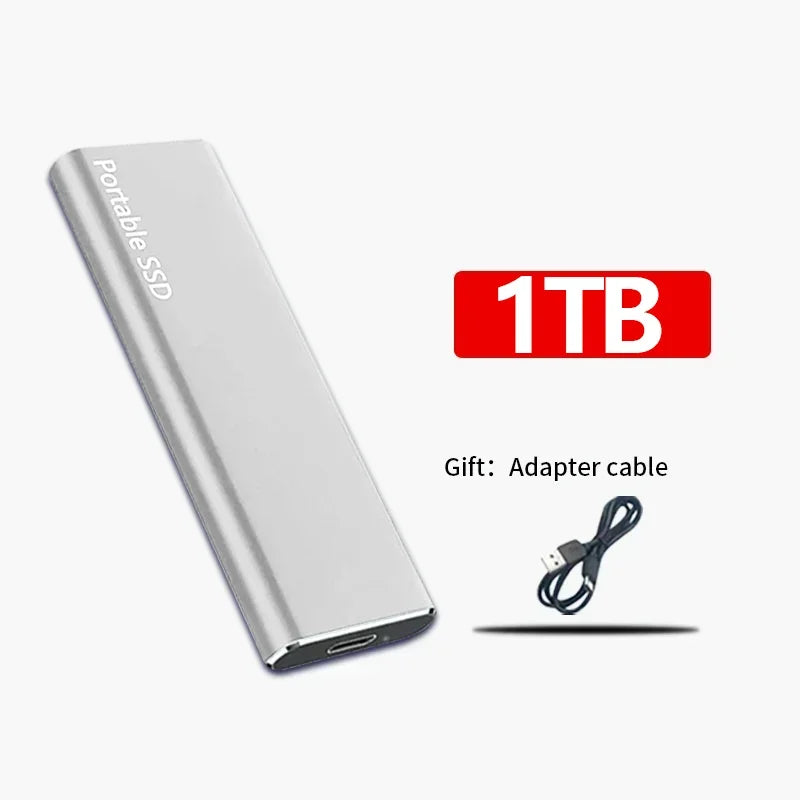 Lekki zewnętrzny dysk SSD do szybkiego transferu - 4TB/1TB