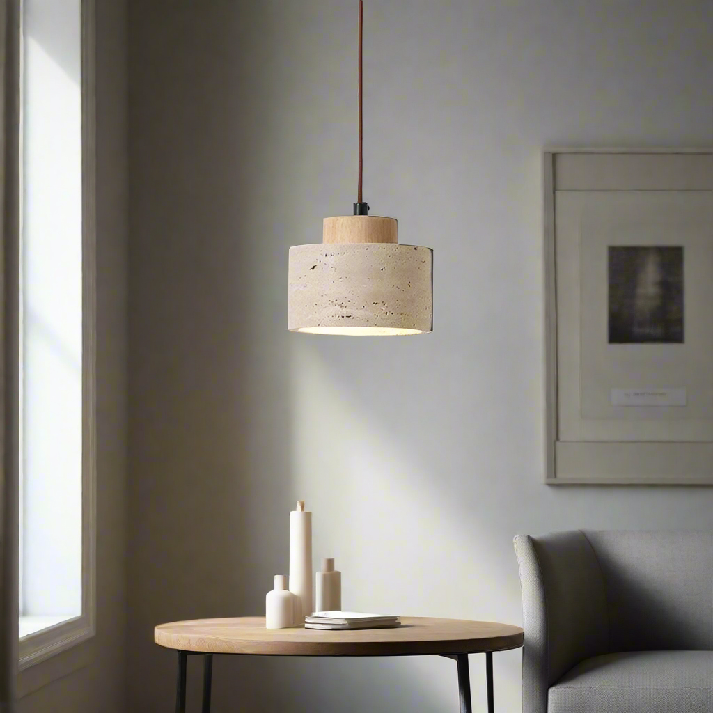 Nowoczesna nordycka lampa sufitowa wisząca geometryczna