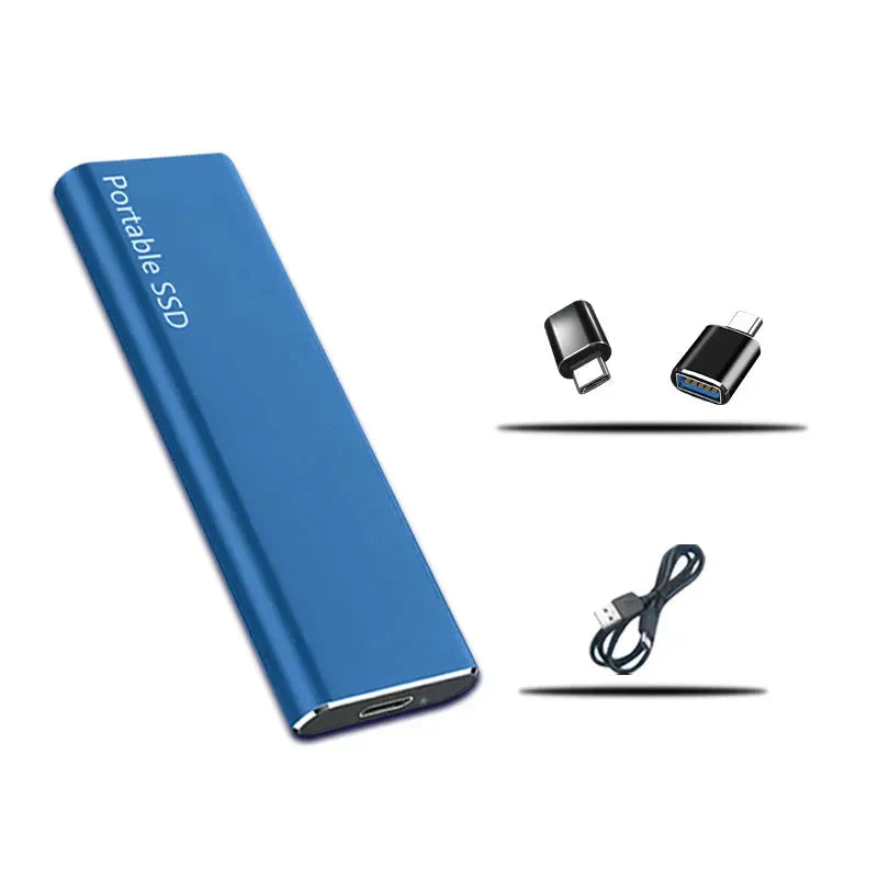 Przenośny dysk SSD 4TB Szybka pamięć danych USB-C