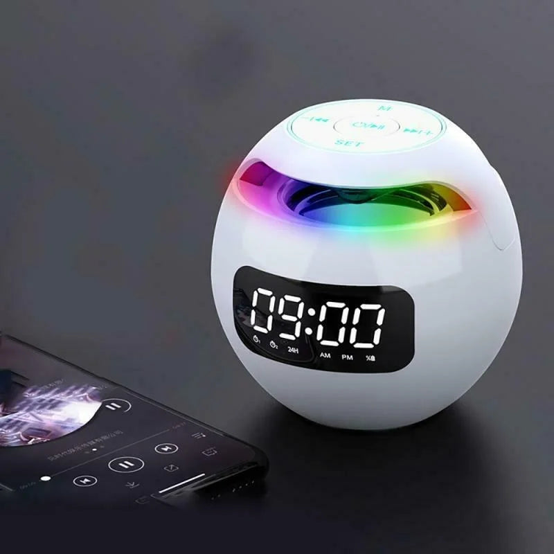 Inteligentny budzik Bluetooth z pokazem świateł LED