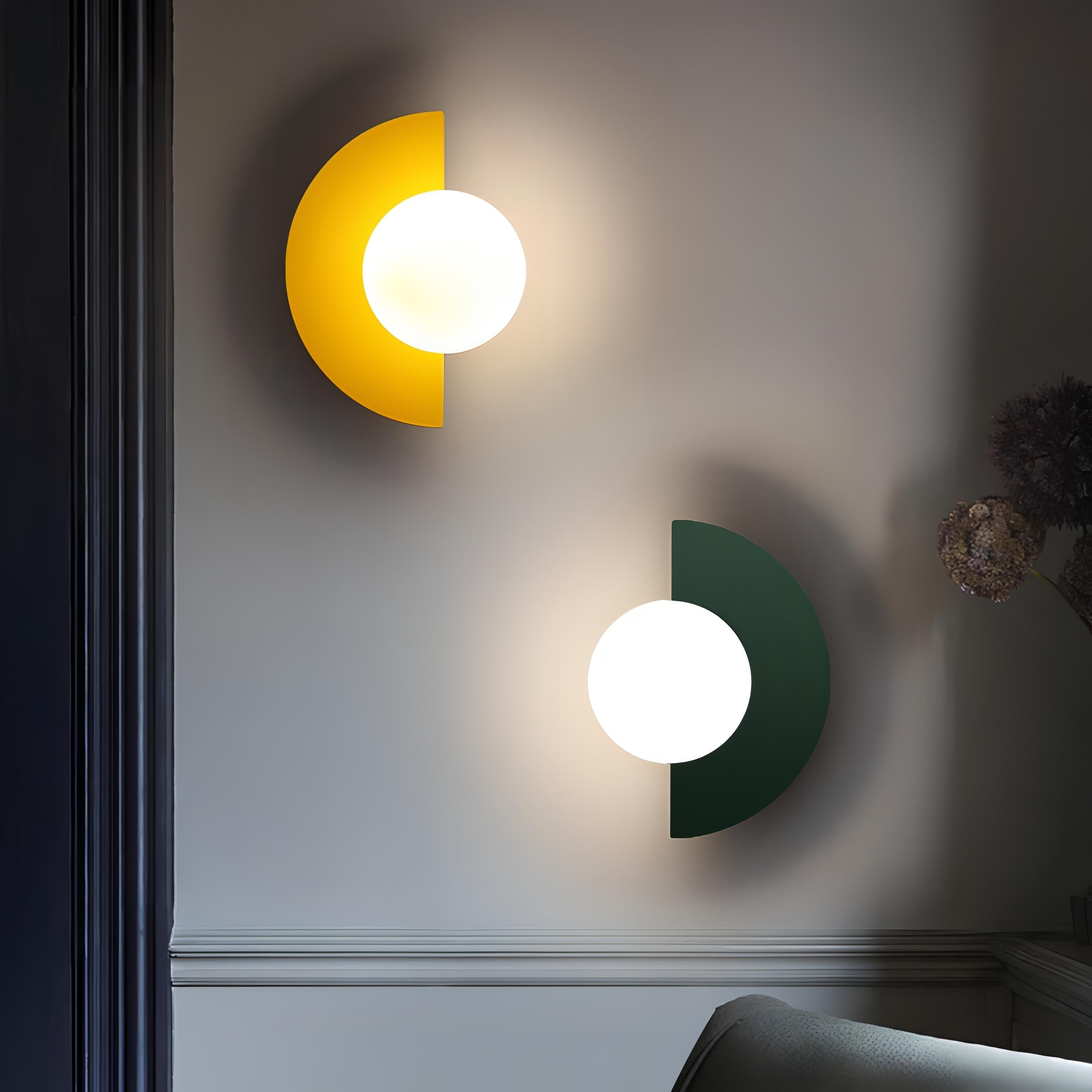 Lampa ścienna nordycka LED metalowa