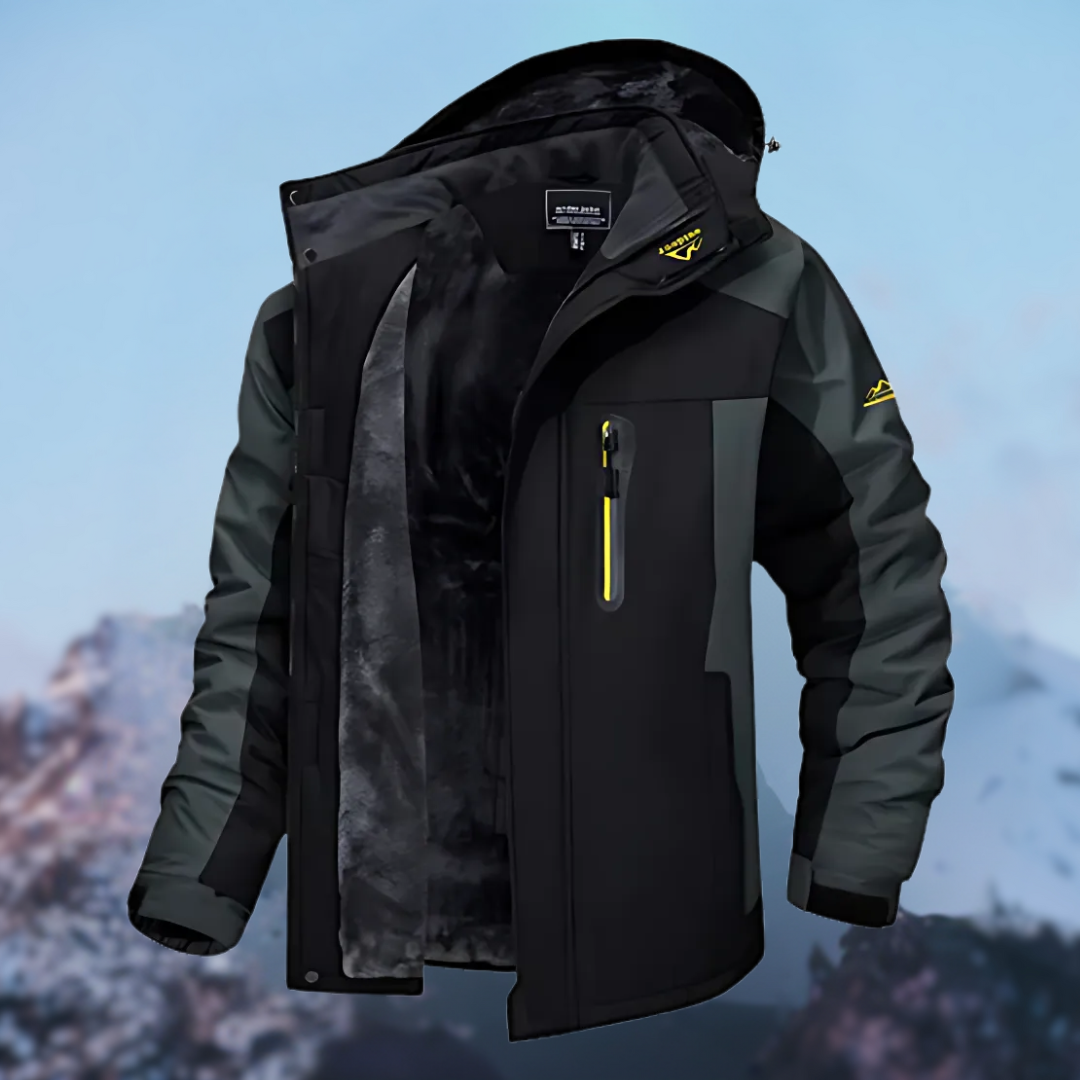 Męska Kurtka Outdoor Ocieplana Kurtka Zimowa Na Każdą Pogodę