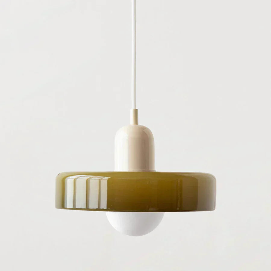 Stylowa marmurowa lampa wisząca sufitowa w stylu skandynawskim