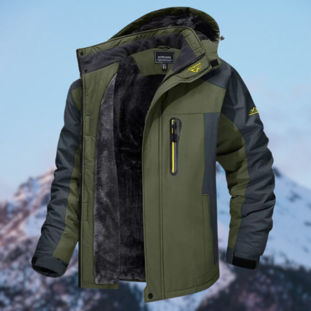 Męska Kurtka Outdoor Ocieplana Kurtka Zimowa Na Każdą Pogodę