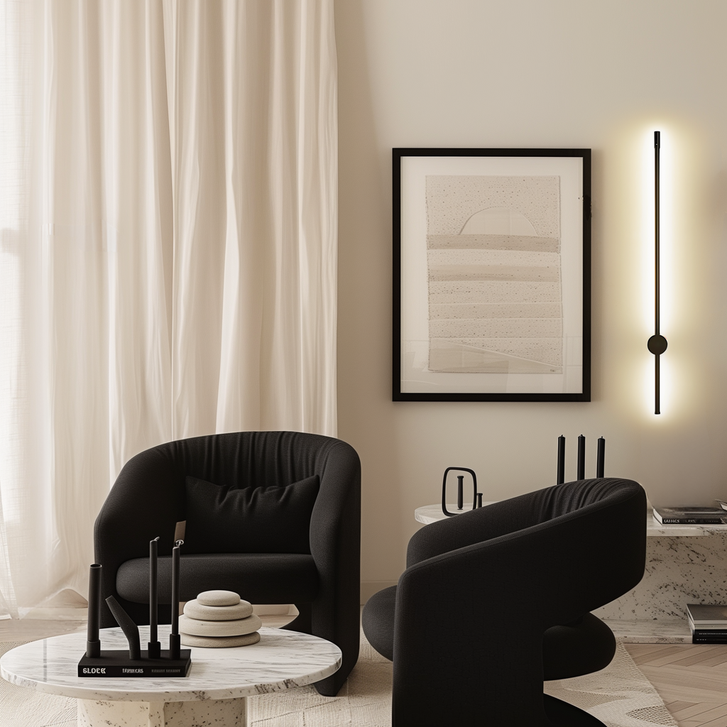 Minimalistyczna Nowoczesna lampa ścienna do wnętrz