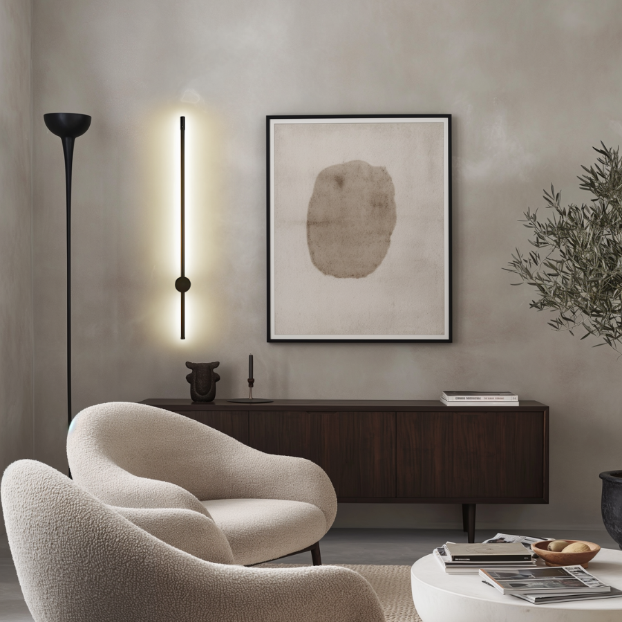 Minimalistyczna Nowoczesna lampa ścienna do wnętrz