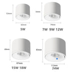 Nowoczesna Uniwersalna Obrotowa LED Lampa Sufitowa