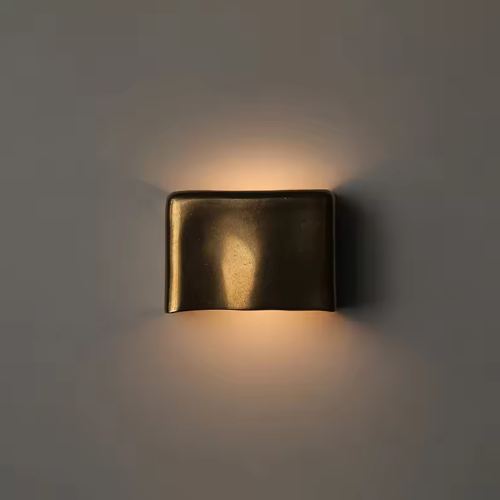 Nowoczesna lampa ścienna kostka światło góra dół montaż na ścianie