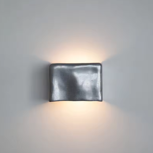 Nowoczesna lampa ścienna kostka światło góra dół montaż na ścianie