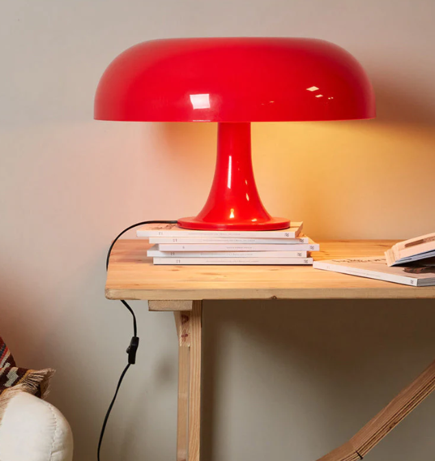 Lampa stołowa LED Mushroom z ciepłym blaskiem