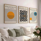 Abstrakcyjny Zestaw Dekoracji Ściennej Wydruki Bauhaus