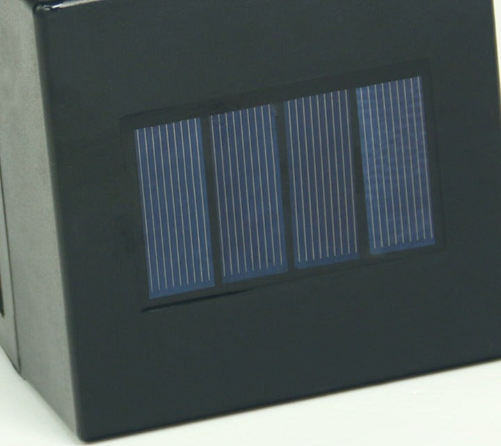 Stylowa solarna lampa ścienna LED do ściany i ogrodzenia ogrodowe
