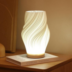 Stylowa lampa stołowa wave creast LED do nowoczesnych wnętrz