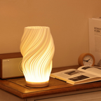 Stylowa lampa stołowa wave creast LED do nowoczesnych wnętrz