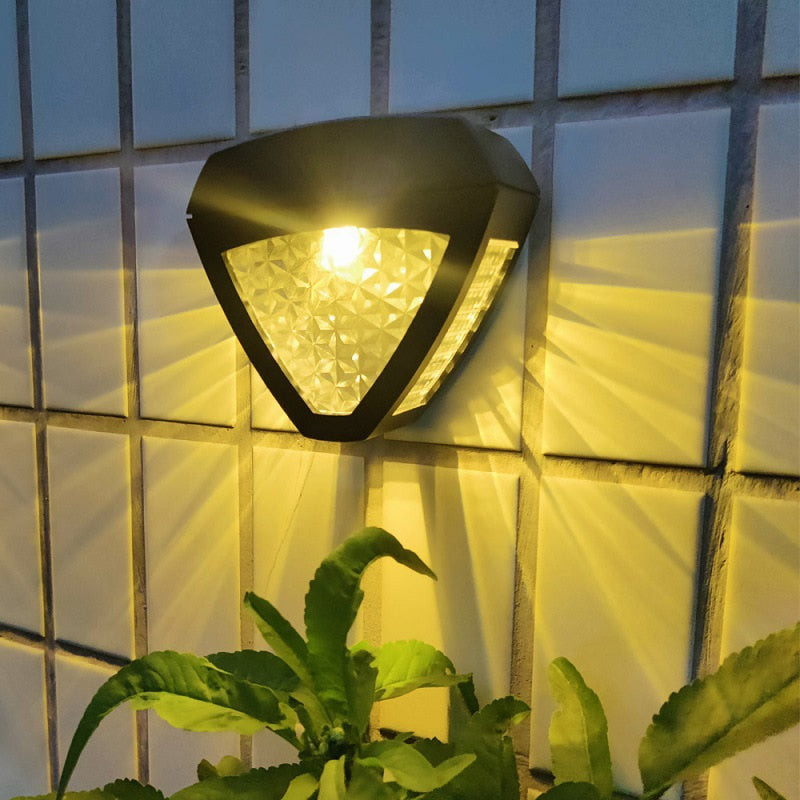 Klasyczna Egipska Solarna Zewnętrzna Lampa Ścienna LED