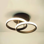 Regulowana energooszczędna lampa sufitowa LED z trzema pierścieniami