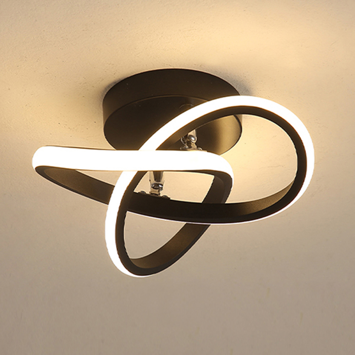 Regulowana energooszczędna lampa sufitowa LED z trzema pierścieniami