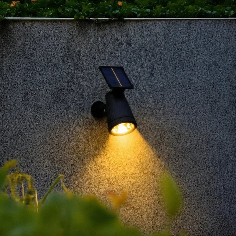 Wszechstronny reflektor ogrodowy zasilany energią słoneczną z 9 statycznymi i dynamicznymi kolorami