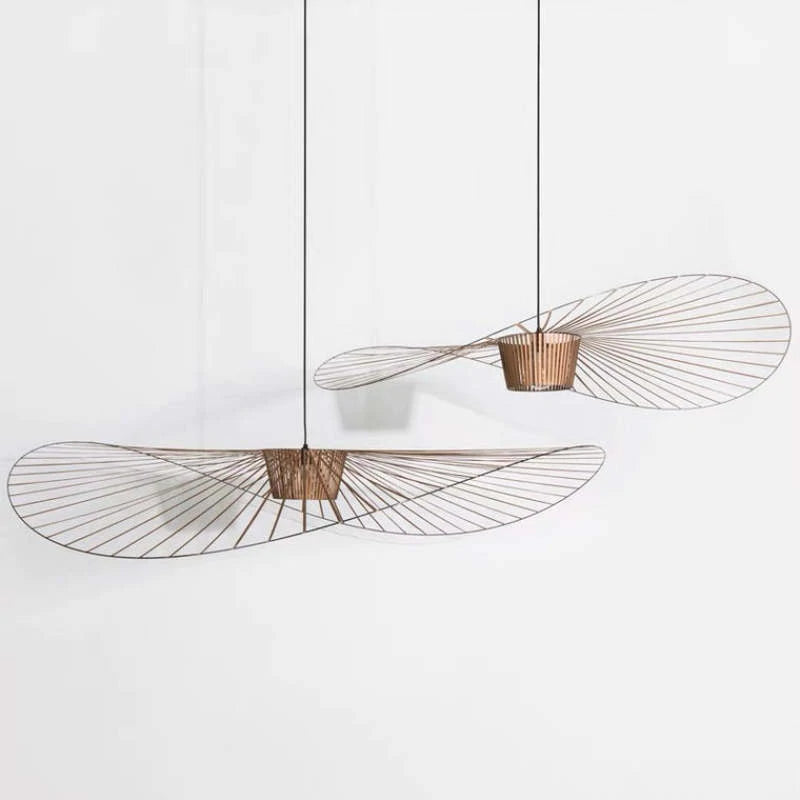Lampa wisząca dekoracyjna delikatne światło falisty design