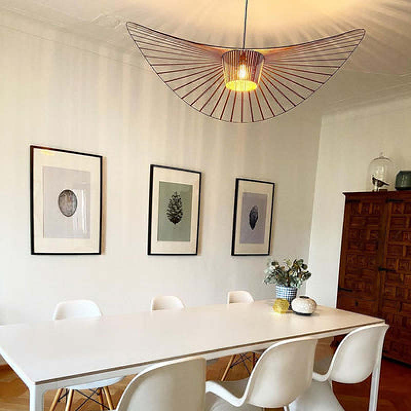 Lampa wisząca dekoracyjna delikatne światło falisty design