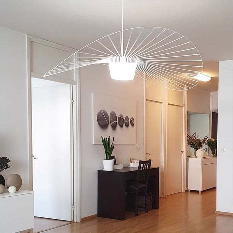 Lampa wisząca dekoracyjna delikatne światło falisty design