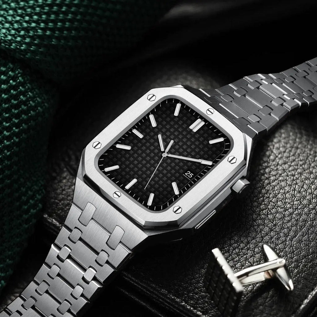 Pokrowiec ochronny Apple Watch 44 mm stal nierdzewna
