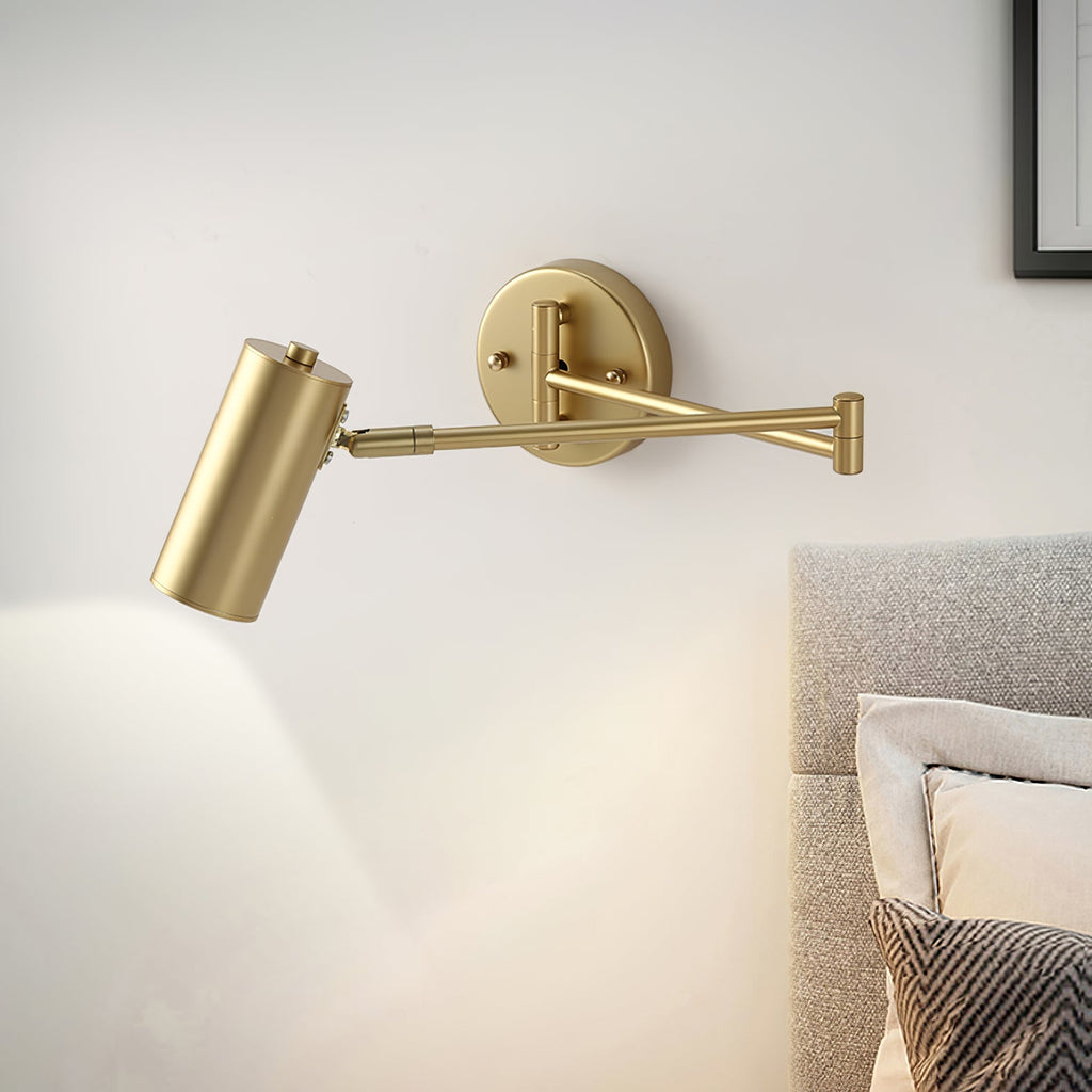 Nowoczesna Lampa Ścienna Regulowane Ramię Kierunkowe