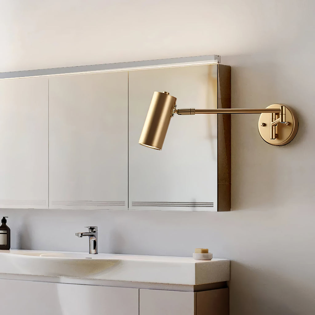 Nowoczesna Lampa Ścienna Regulowane Ramię Kierunkowe