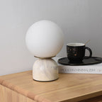Nowoczesna lampa stołowa Orb Glow Kompaktowe światło otoczenia