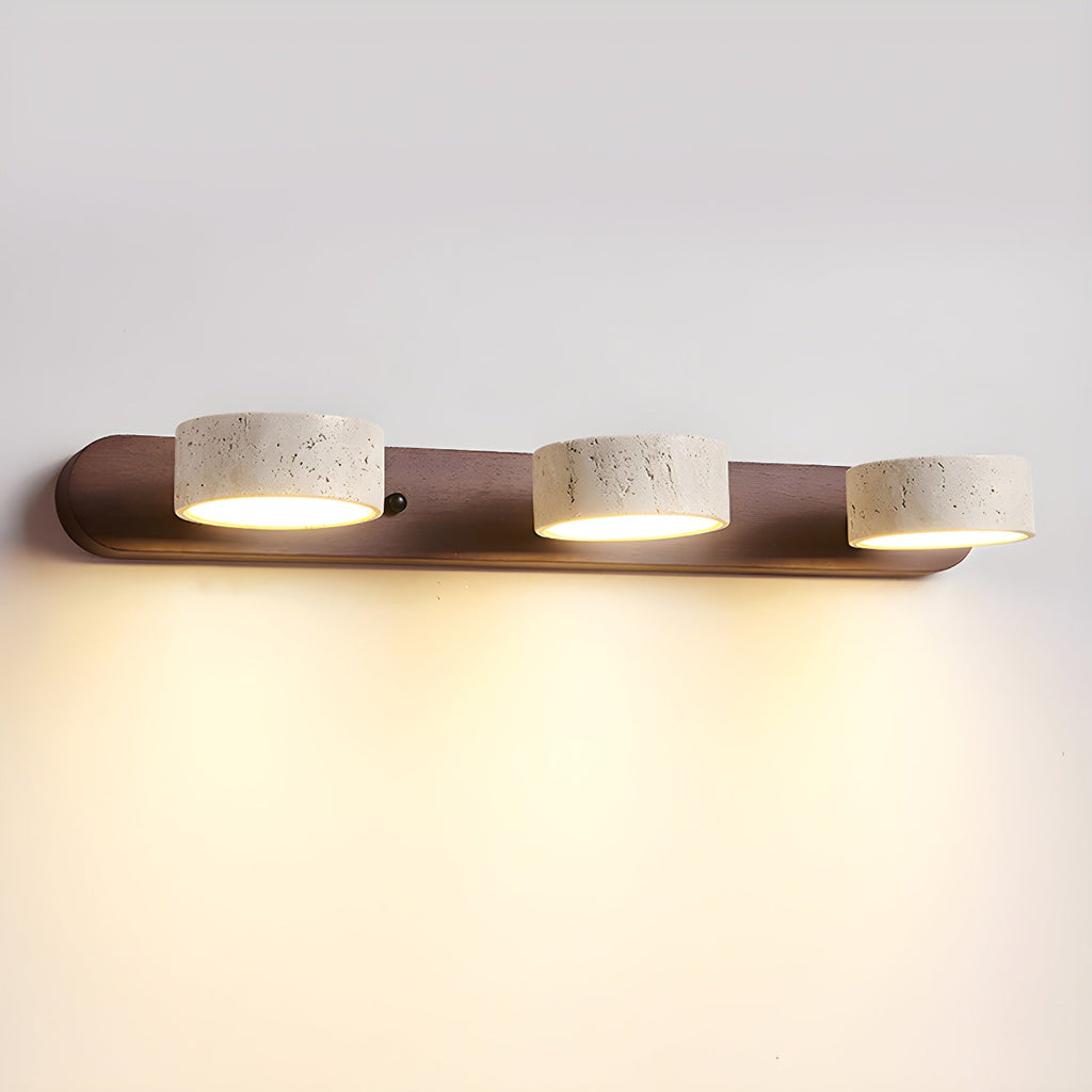Wszechstronna przytulna lampa LED z naturalnego kamienia do przedpokoju, łazienki i sypialni
