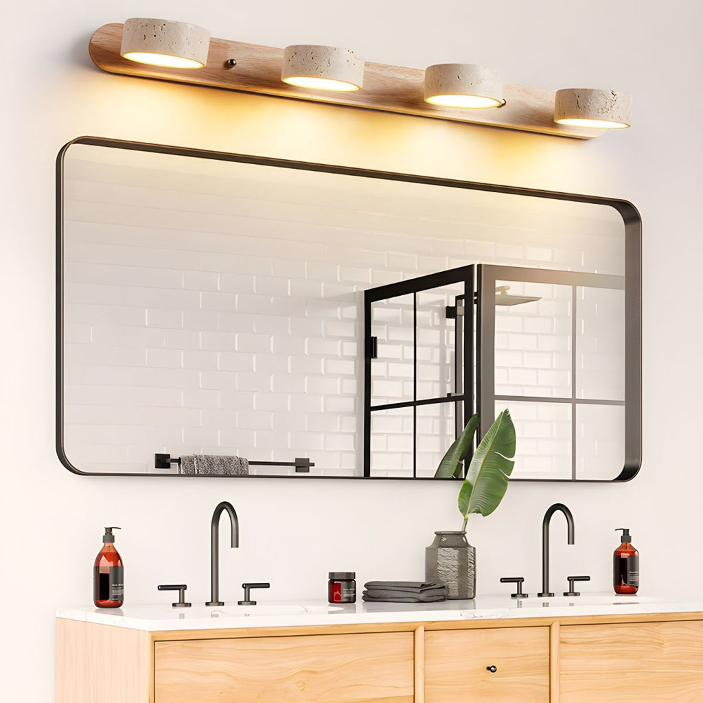 Lampa LED z naturalnego kamienia do przedpokoju łazienki sypialni