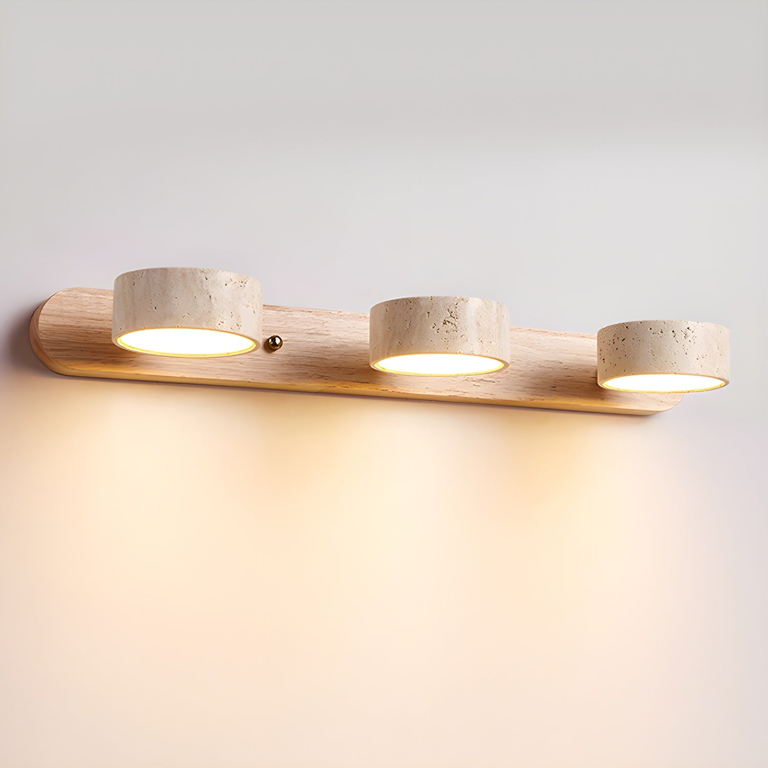 Jasna elegancka lampa ścienna z podwójnym LED