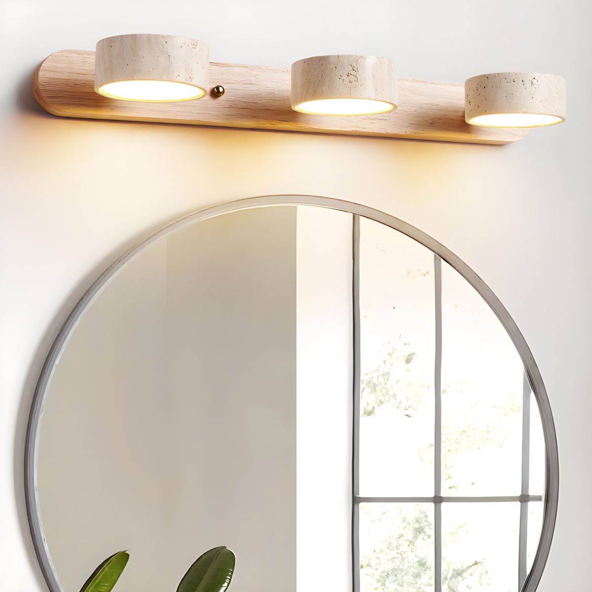 Jasna elegancka lampa ścienna z podwójnym LED