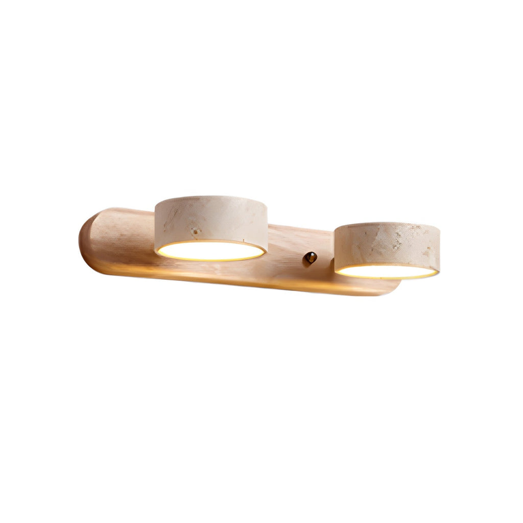 Jasna elegancka lampa ścienna z podwójnym LED