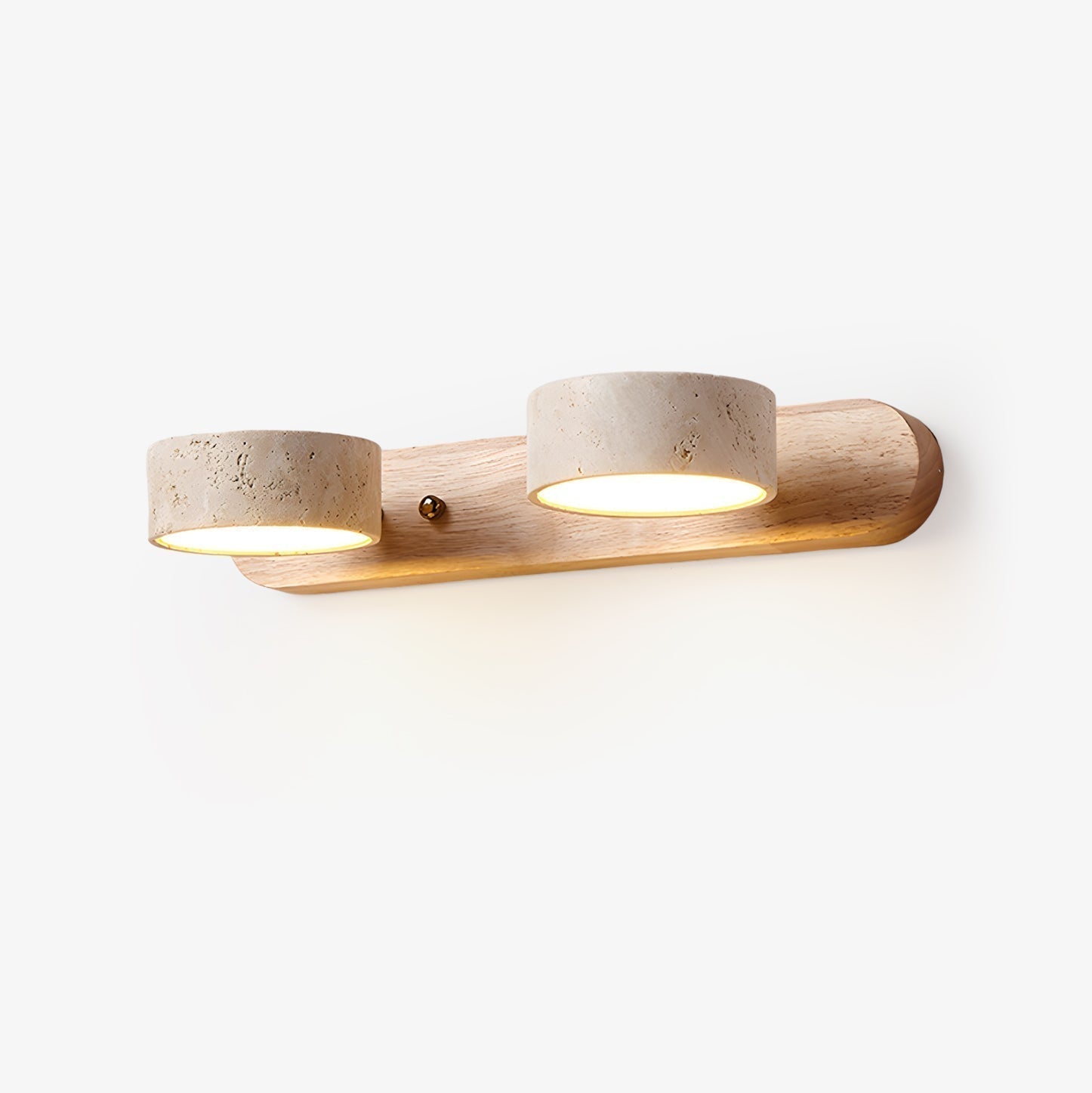 Jasna elegancka lampa ścienna z podwójnym LED