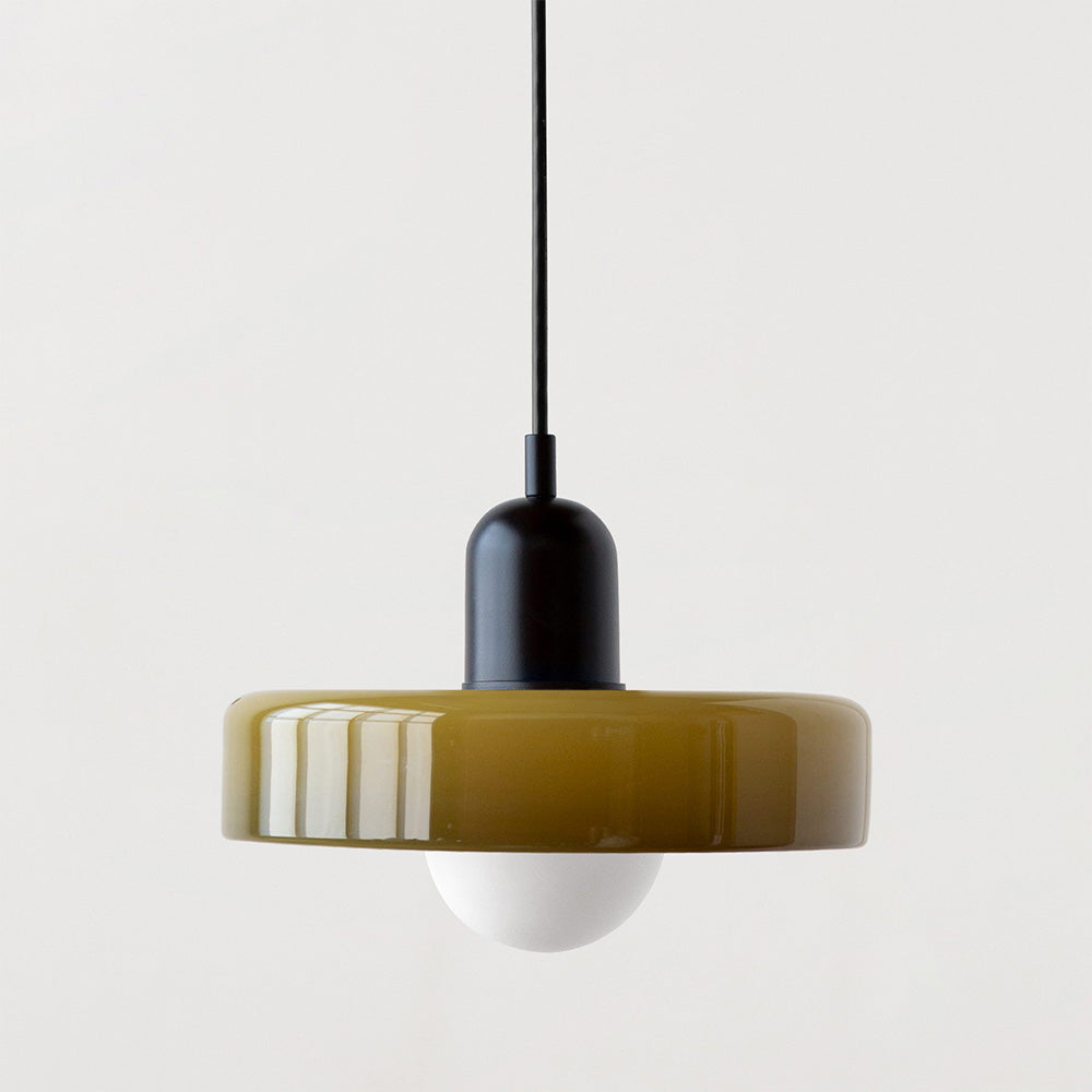 Urzekająca nastrojowa kolorowa 3-punktowa szklana lampa wisząca do wnętrz domowych