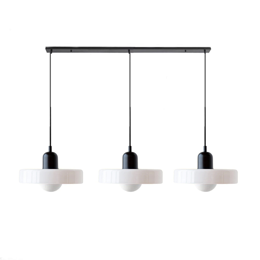 Urzekająca nastrojowa kolorowa 3-punktowa szklana lampa wisząca do wnętrz domowych