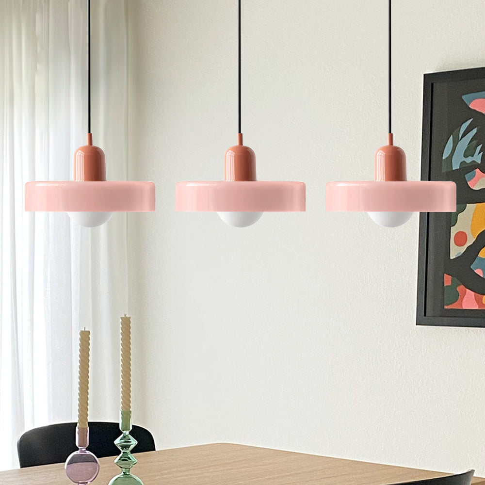 Urzekająca nastrojowa kolorowa 3-punktowa szklana lampa wisząca do wnętrz domowych